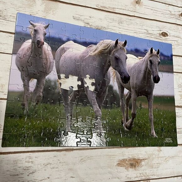 D Children’s Jigsaw Puzzles 100 piece Mickey Minnie horses cat duck - Picture 8 of 11